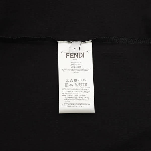 激安価格！フェンディ 偽物 ロゴ プリント コットン T シャツ fep44337